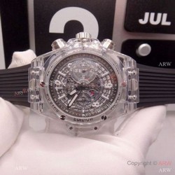 Hublot Sapphire Big Bang Chronograph Replica Watch 45mm