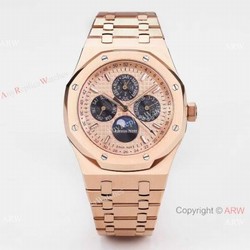 2021 New Replica Audemars Piguet Perpetual Calendar Royal Oak BF Cal.5134 Watch Rose Gold 41mm