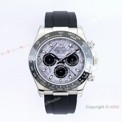 (EW) Swiss Copy Rolex Daytona Meteorite Dial Cerachrom Bezel Watch Swiss 7750 EW Factory 40mm