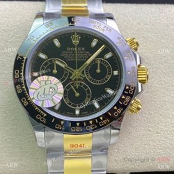 New! Swiss Grade Rolex Daytona Two Tone 904L A7750 Watch 40mm