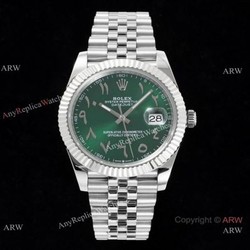2022 New! Super Clone Rolex 41 Datejust Middle East Arabic DIW Swiss 3235 Watch 904l Jubilee Olive Green Dial