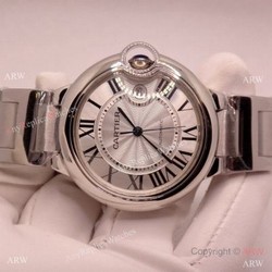 Cartier Ballon Bleu Replica Watch Silver Steel Automatic or Quartz Movement