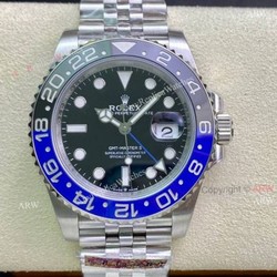 Clean Factory Rolex Batman Jubilee Bracelet Watch Superclone Rolex GMT Master 2 For Men