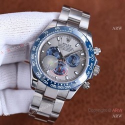 2022 New Swiss Quality Rolex Daytona Citizen 8215 Watch Blue Bezel 904l Stainless Steel