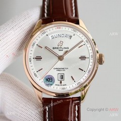 Swiss Copy Breitling Premier DayDate Automatic Watch Rose Gold 40mm