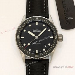 Swiss Grade Replica Blancpain Fifty Fathoms Bathyscaphe GF 1-1 Cal.1315 Watch Black Ceramic