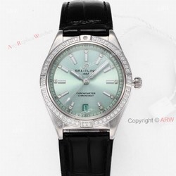 Buy Breitling Chronomat 36 Green Dial Watches Replica Online