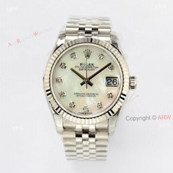 New Rolex Datejust For Sale 31mm White Mop Dial EW Factory Swiss Replica Watches