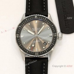 Swiss Replica Blancpain Fifty Fathoms Bathyscaphe GF 1-1 Cal.1315 Watch Gray Ceramic