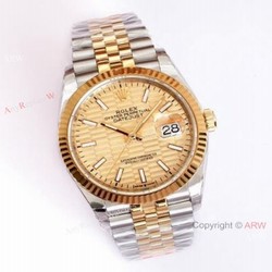 (EW)2021 New Rolex Datejust 36 EWF 3235 Watch Two Tone Gold Motif Dial for Men