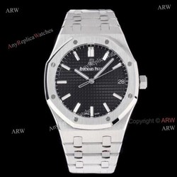 Black Face AP Royal Oak 15500 ZF Factory Superclone Watches 41mm