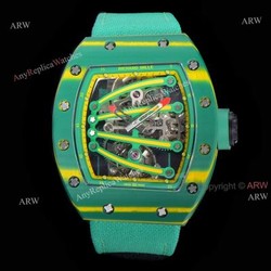 High End Replica Richard Mille 59-01 Tourbillon Yohan Blake Green Watch