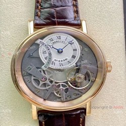 2021 New ZF Factory Breguet Tradition Quantieme Retrograde 7097 Rose Gold Watch 1:1 Super Clone