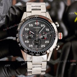 New Tag Heuer Carrera Porsche Chronograph Watch 44mm Heuer 02 Black Dial Replica