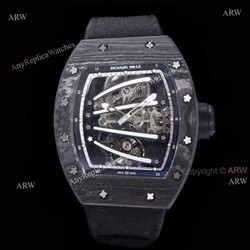 Yohan Blake Richard Mille 59-01 Black TPT Carbon Replica Watch