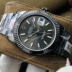 Swiss Copy Rolex Datejust II 41 &8216;Black Venom DR Factory 2824 Gray Dial for Men