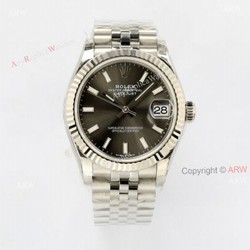 1:1 High End Replica EW Factory Rolex Datejust Rhodium Jubilee Watch 31mm