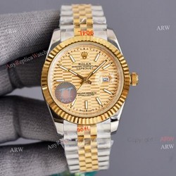 New Rolex Datejust 41 Two Tone Gold Dial Rolex Jubilee Watch Replica