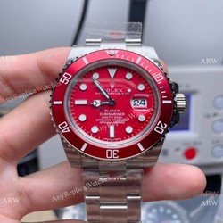 New 2021 Swiss Rolex Blaken Submariner Red Swiss 3135 Watch 904L Stainless Steel 40mm