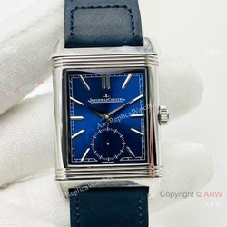 (ANF ) Grade 1A Replica Jaeger-LeCoultre Reverso Classic Large Duoface Small Seconds Watch 29mm Blue Dial