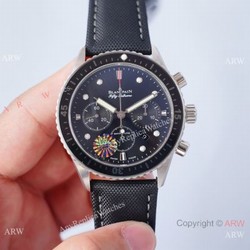 2021 Swiss Copy Blancpain Bathyscaphe Chronographe Flyback Watch 5200 Silver Case