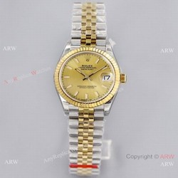 (EW)Swiss Grade Rolex 31-Datejust Jubilee Watch Champagne Dial