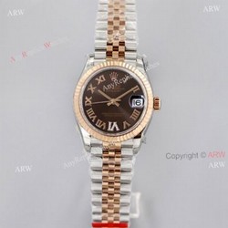 1:1 Rolex Datejust 31 Chocolate Jubilee Bracelet EW Factory Super Clone Watch