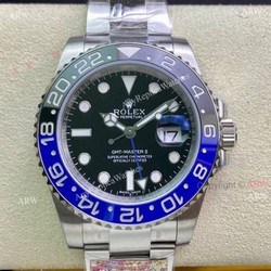 Clean Factory Best Rolex GMT Master ii Batman 2021 Copy Watch Swiss 3186 Movement