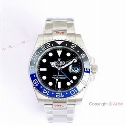 (EW)Swiss Copy Rolex GMT-Master II ew 3186 Watch 116710 Stainless Steel Oyster Batman Bezel