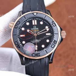 Swiss Quality Replica Omega Seamaster Diver 300m Watch Black Venom 42mm