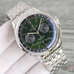 Swiss Breitling Premier B01 Bentley British Racing Green BLS Asia 7750 Chronograph Watch AAA Copy