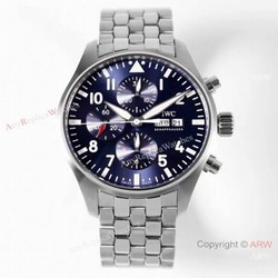 ZF Factory v2 IWC Pilots 7750 Replica Watch Bucherer Blue Dial Stianless Steel