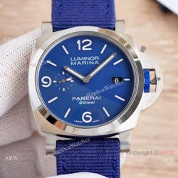 NEW! Clone Panerai Luminor Marina Esteel Blu Profondo Watch Pam 01157