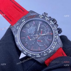 Super Clone Rolex Diw Daytona 4130 NOOB Black Forged Carbon Watch New Model