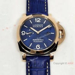 NEW! Luminor Marina PAM01112 Rose Gold Fake Panerai Watch