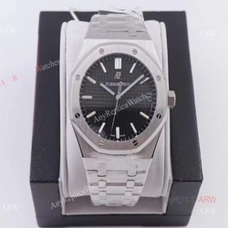 1:1 OM Factory New Upgraded Audemars Piguet Royal Oak 41mm Black Dial Swiss Replica Watches