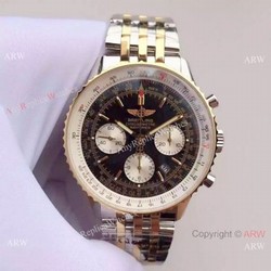 Best Replica Watches China Dealer  JF Factory Breitling Navitimer 01 2-Tone Watch