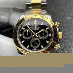 Better Factory Rolex Daytona 4130 Black Diamond Watch 1:1 BTF Cal.4130 Movement