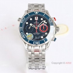 Swiss 9900 Omega Seamaster Diver 300m 36th Americas Cup Replica Watch Newest