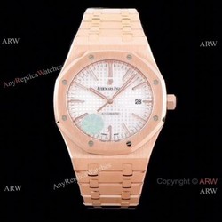 Grade 1A Replica Audemars Piguet Royal Oak JF v5 Version Rose Gold Watch 41mm