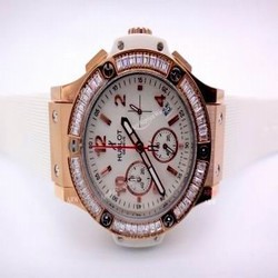 Hublot Geneve Big Bang Replica Watches w Diamond Bezel 41mm For Sale