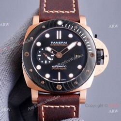 New Panerai Submersible Goldtech PAM1070 Rose Gold Watch 44mm