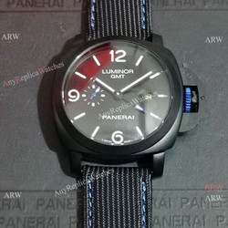Clone Panerai Luminor GMT &8216;Bucherer Blue PAM 1176 Watch Blacksteel