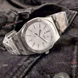 Best Quality Audemars Piguet Royal Oak Replica Watches 42mm Stainless Steel White Face