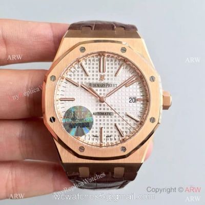 1:1 JF Factory Watch  Royal Oak Audemars Piguet Replica Rose Gold Watch