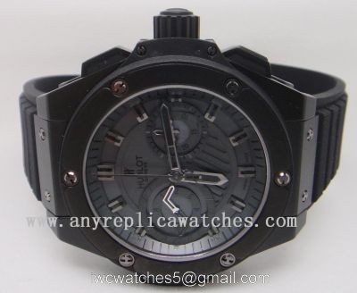 SWISS GRADE Hublot KING POWER ALL Black 48mm  Buy Swiss Grade Replica