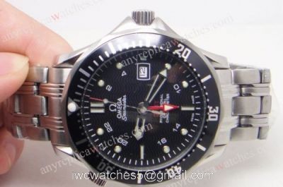 Omega Seamaster GMT Black Dial Replica Omega Watches