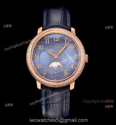 2020 Swiss Patek Philippe Geneve Complications Mother of Pearl Dial Rose Gold Watch