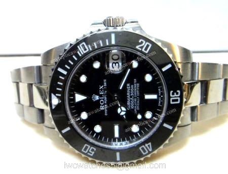 High Quality Replica Rolex Ceramic Bezel Submariner Black face Replica Watch Ladies 36mm