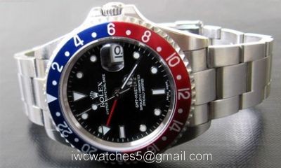 REPLICA ROLEX GMT-MASTER II Red &038; Blue Bezel PEPSI SS WATCH